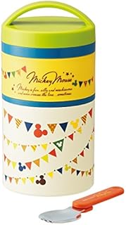 ボトル型 2段保温ランチジャー 400ml ミッキーマウス ガーランド ディズニー LJLRT4 ボトル型 2段保温ランチジャー 400ml ミッキーマウス ガーランド ディズニー LJLRT4